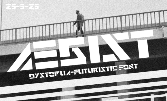 Aegist: The Futuristic Display Font for Cyberpunk Campaigns