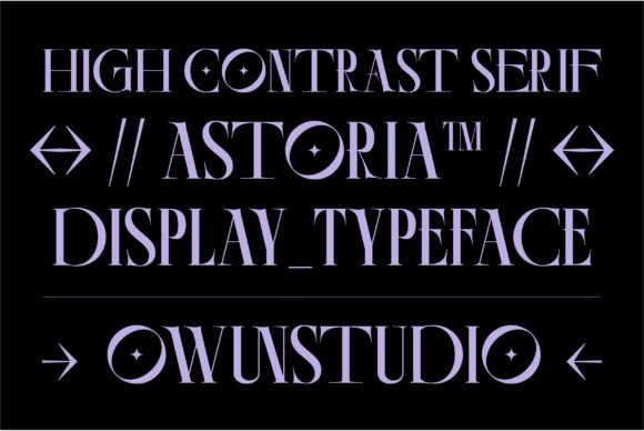 Ao Astoria: A Timeless Serif Font for Elegant Editorial Design