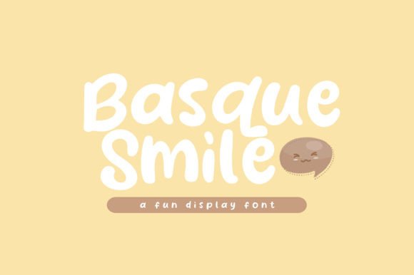 Basque Smile: A Playful Display Font for Editorial Design