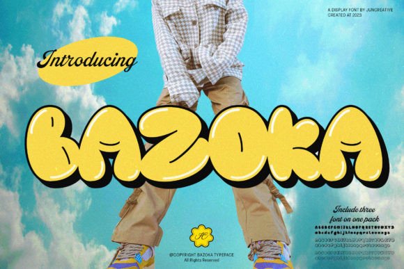 Bazoka: The Graffiti Display Font for Urban Campaigns