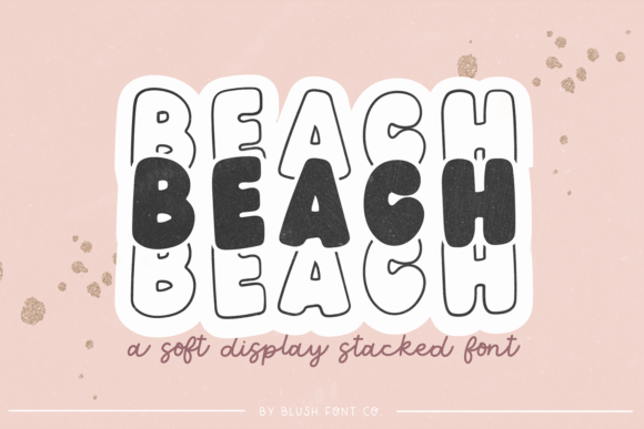 Beach Stacked Retro Soft: A Typeface for Editorial Charm