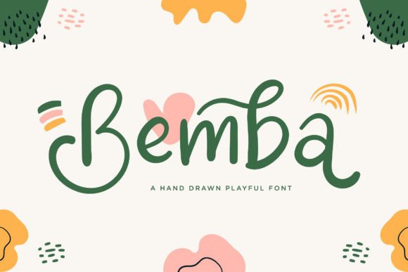 Bemba: A Playful Display Font for Handmade Brands