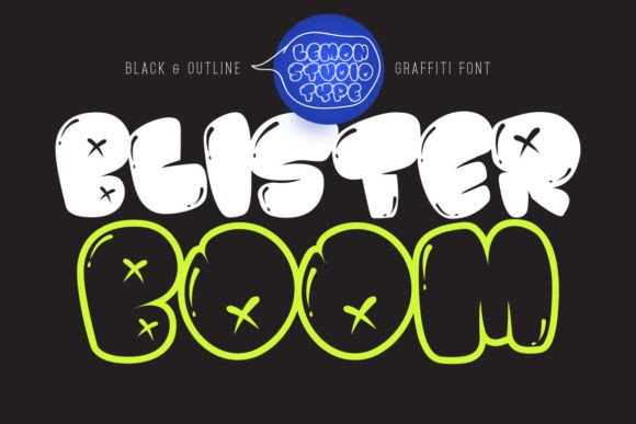 Blister Boom: A Modern Display Font for Bold Editorial Design