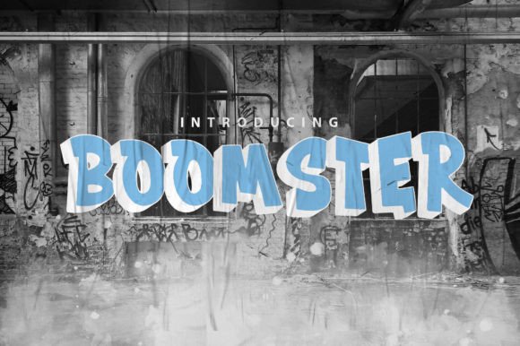 Boomster: A Graffiti Display Font for Modern Editorial Design