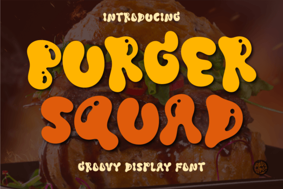 Burger Squad Font: A Retro Display for Bold Branding