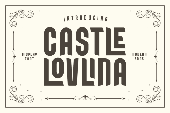Castle Lovlina: A Vintage Display Font for Elegant Editorial Design