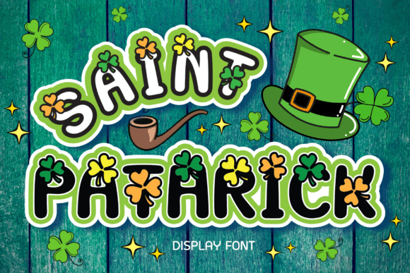 Clover Leaf: A Playful Display Font for St. Patrick's Day