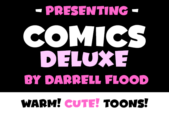 Comics Deluxe: A Playful Display Font for Fun Branding