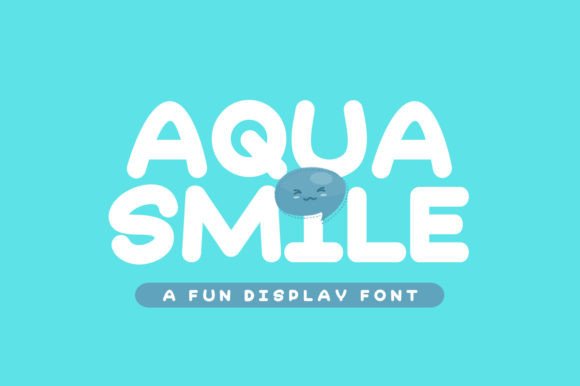 Designing Playful Web Headers with Aqua Smile Typeface