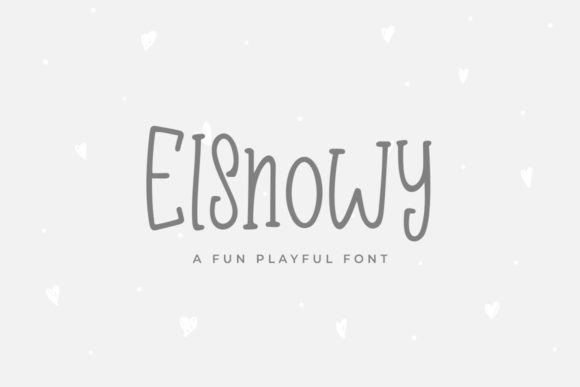 Elsnowy: The Playful Display Font for Viral Campaigns