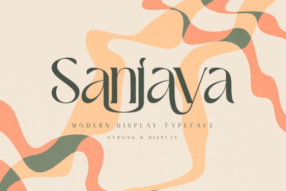 Ez-sanjaya: A Modern Display Font for Bold Branding