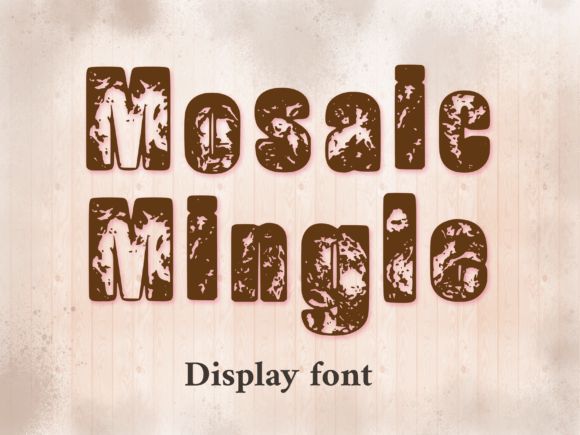 Fresco Frenzy: A Textured Display Font for Editorial Impact