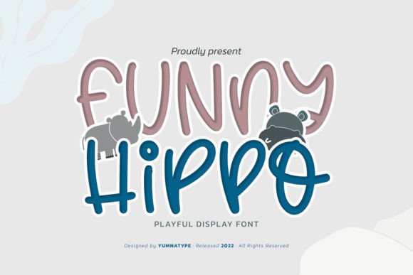 Funny Hippo: A Casual Display Font for Modern Editorial Design