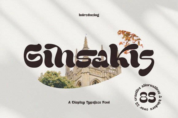 Ginsakis Font: Bold Display Type for Makers