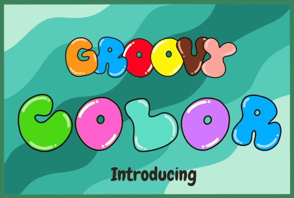 Groovy Color: A Funky Display Font for Bold Branding