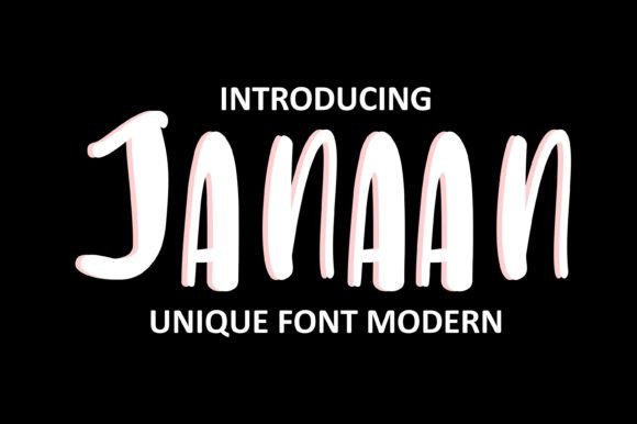 Janaan Display Font Review for Campaign Designers