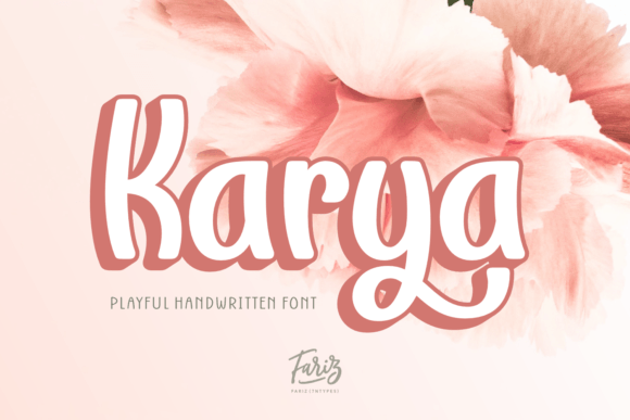 Karya: The Playful Display Font for Bold Web Design