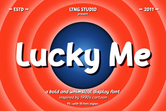 Lucky Me: A Whimsical Display Font for Playful Editorial Design