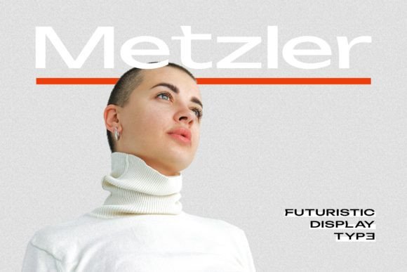 Metzler: A Futuristic Display Font for Modern Editorial Design