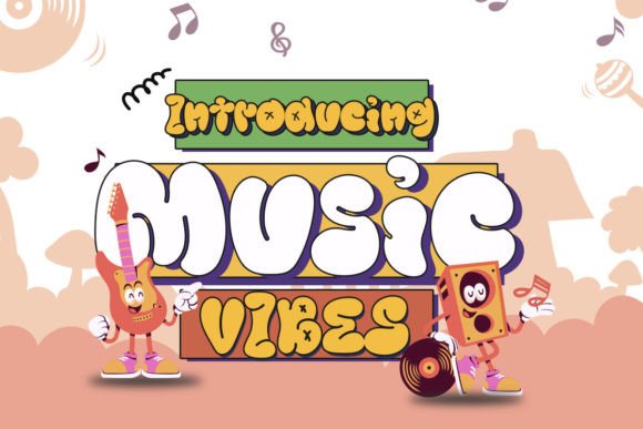 Music Vibes: The 70s Funk Soul Display Font for Makers