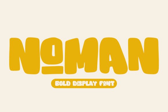 Noman: A Bold Retro Display Font for Modern Web Layouts