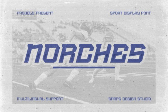Norches: A Dynamic Display Font for Bold Editorial Design