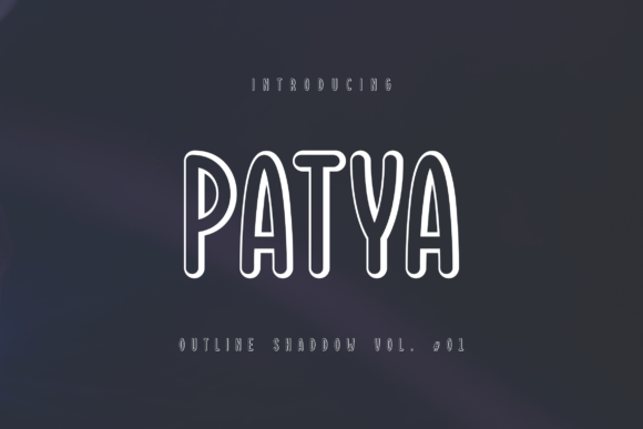 Patya: A Bold Display Font for Modern Branding