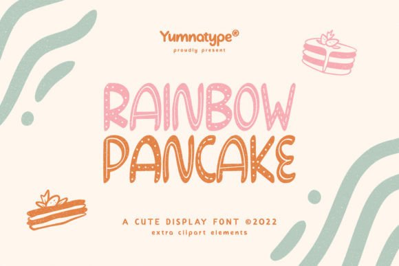 Rainbow Pancake: A Fun Display Font for Makers