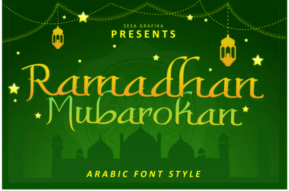 Ramadhan Mubarokan: The Perfect Display Font for Islamic Designs