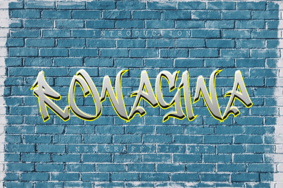 Ronagina Font: A Graffiti-Style Typeface for Trendy Brands
