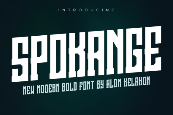 Spokange: The Stylish Display Font for Bold Campaigns