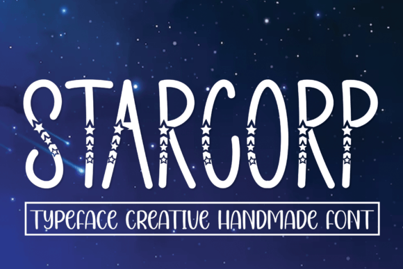Starcorp: A Sweet Handwritten Display Font for Makers