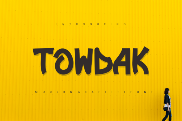 Towdak: A Quirky Display Font for Bold Web Design