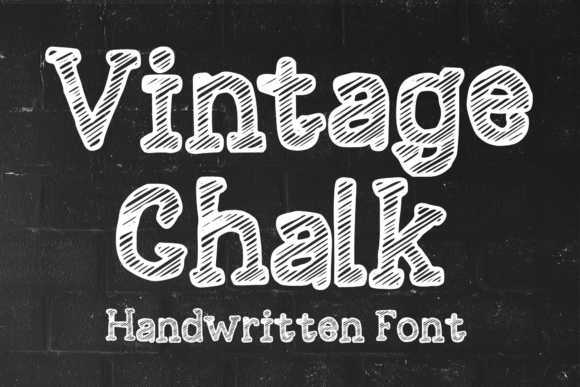 Vintage Chalk: A Retro Display Font for Editorial Design